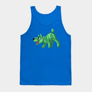 Barkbark: Dark Green Tank Top